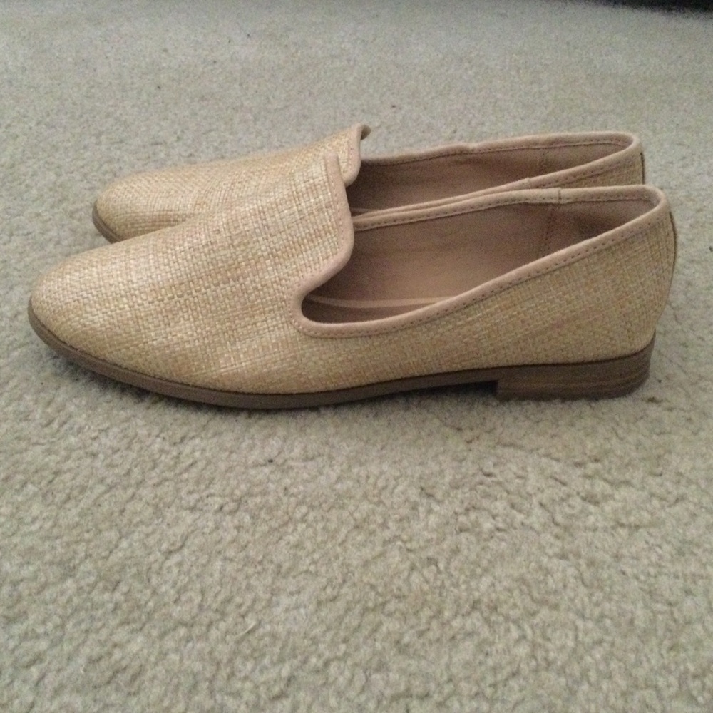 Straw textured loafers. A Target brand